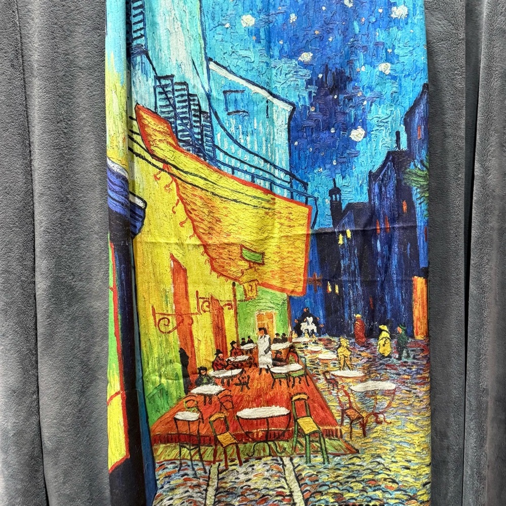 Colorful Starry Night Scarf